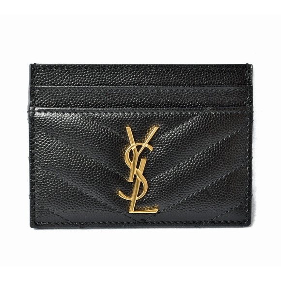 Yves Saint Laurent Handbags - Saint Laurent Card Case Monogram Saint Laurent Black